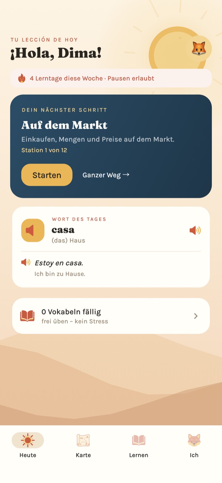 Rufo — Sprachen lernen